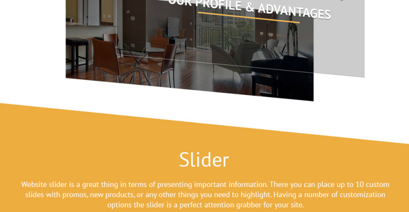Furniture Responsive WordPress theme - Features Image 3