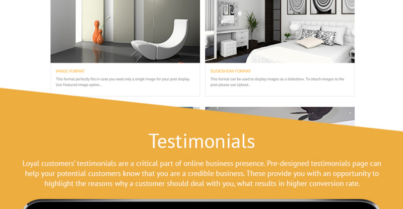 Furniture Responsive WordPress theme - Features Image 27