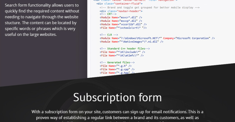 Photographer Portfolio Website Template - Features Image 9