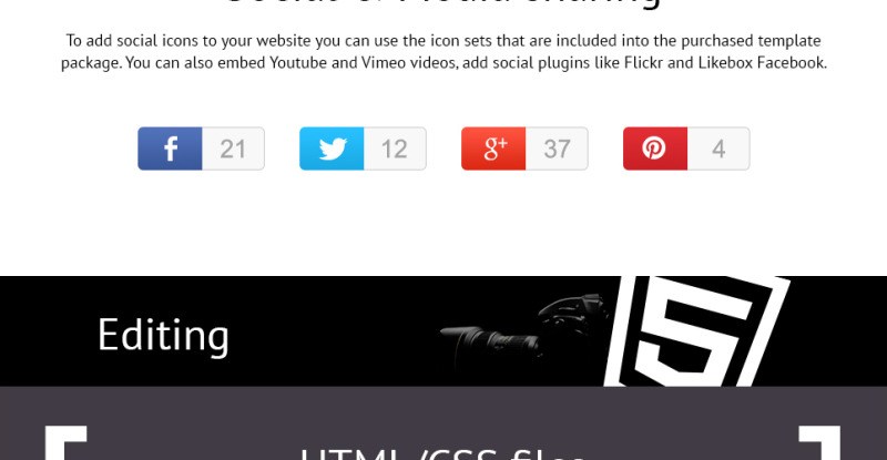 Photographer Portfolio Website Template - Features Image 15