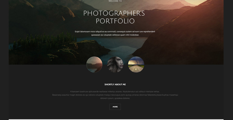 Photographer Portfolio Website Template - Features Image 18