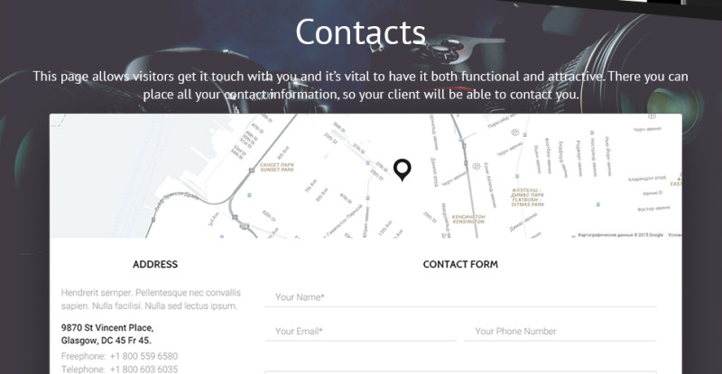 Photographer Portfolio Website Template - Features Image 23