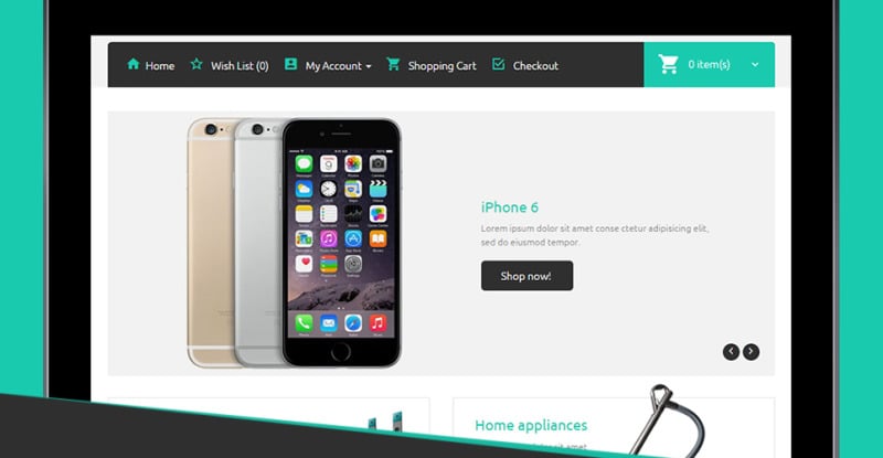 Electronic Store OpenCart-sjabloon - Features Image 10
