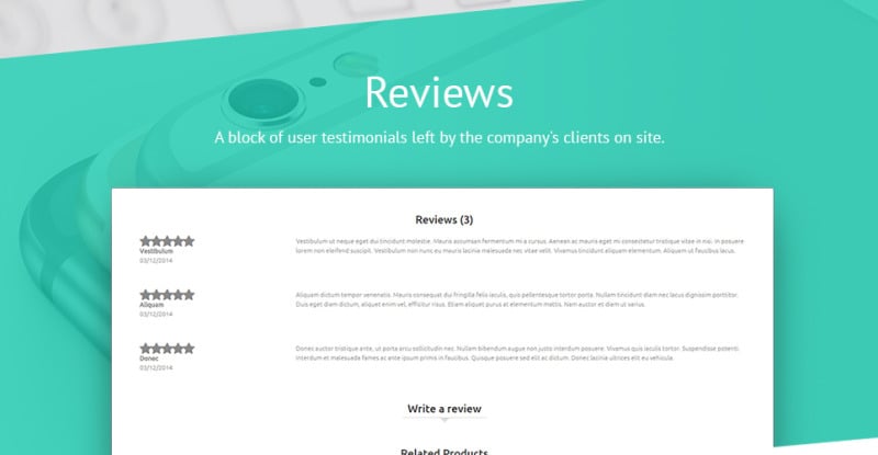 Electronic Store OpenCart-sjabloon - Features Image 16
