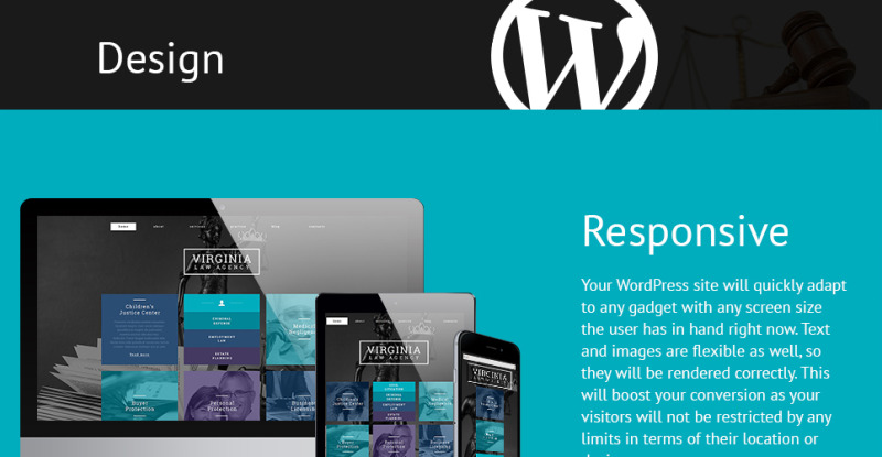 Law Firm Responsive WordPress Theme - Features Image 1