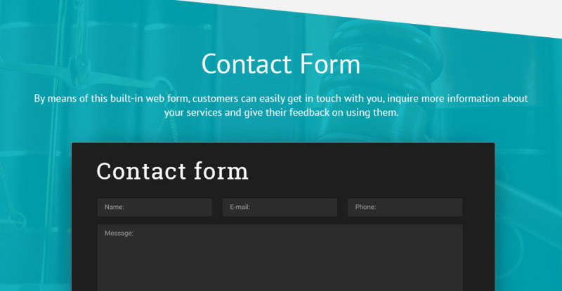 Law Firm Responsive WordPress Theme - Features Image 8