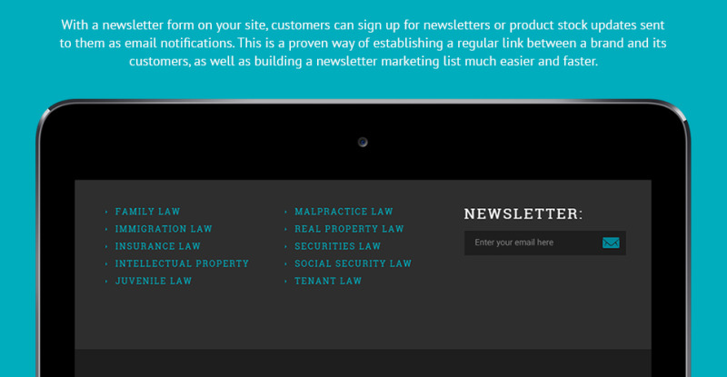 Law Firm Responsive WordPress Theme - Features Image 13