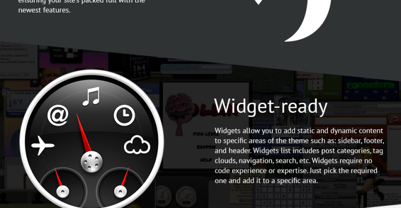 Energetic Cheerleaders WordPress Theme - Features Image 12