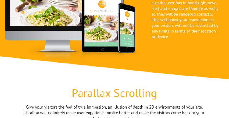 Pasta and Ravioli Company WordPress Theme - Features Image 3