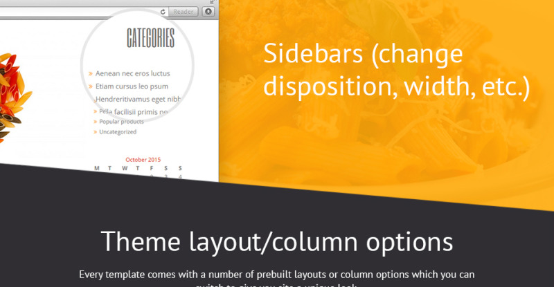 Pasta and Ravioli Company WordPress Theme - Features Image 20