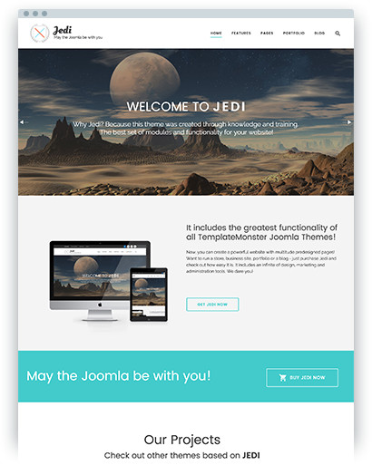 Jedi - Multifunctional Joomla Template