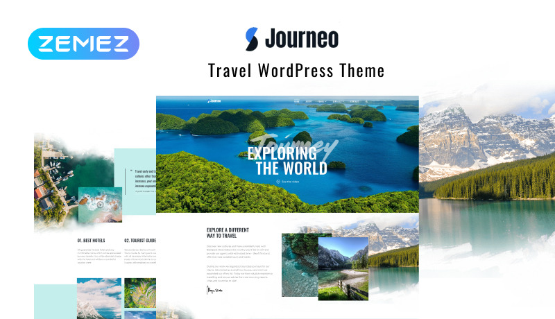 Journeo - Travel Agency Elementor WordPress Theme