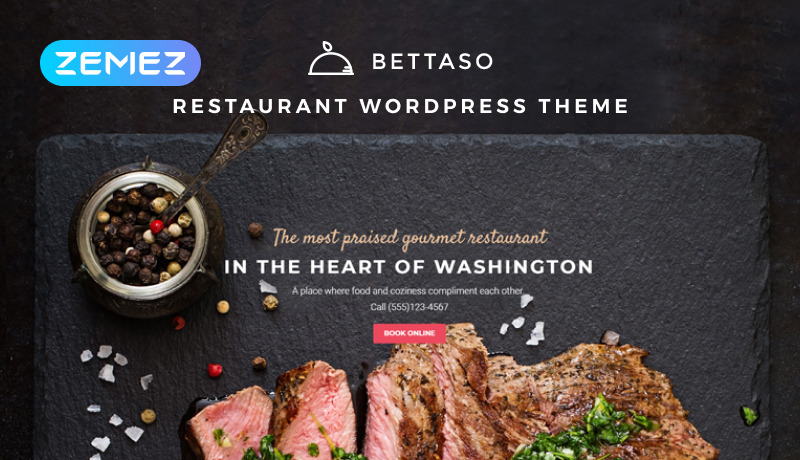 Bettaso - Cafe & Restaurant WordPress Theme