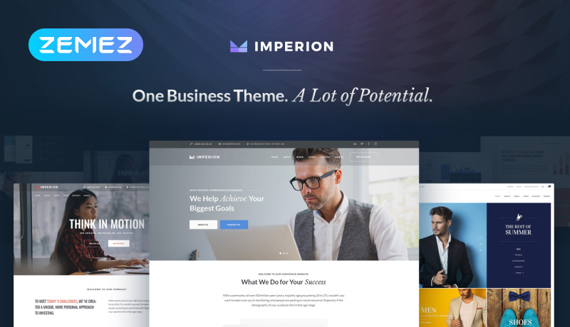 Imperion - Multipurpose Corporate WordPress Theme